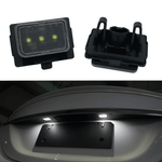 Auto si Moto - Electrice auto - Iluminare si semnalizare - Lumini ambientale - Set 2 Lampi LED Numar Inmatriculare Auto pentru Mercedes Benz, Lumina Alba 6500K, Plug & Play, CANBUS Fara Eroare - Infinity.ro