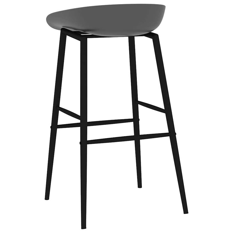 Casa si Gradina - Mobilier - Scaune si fotolii - Scaune - Scaune de bar, 4 buc., gri - Infinity.ro