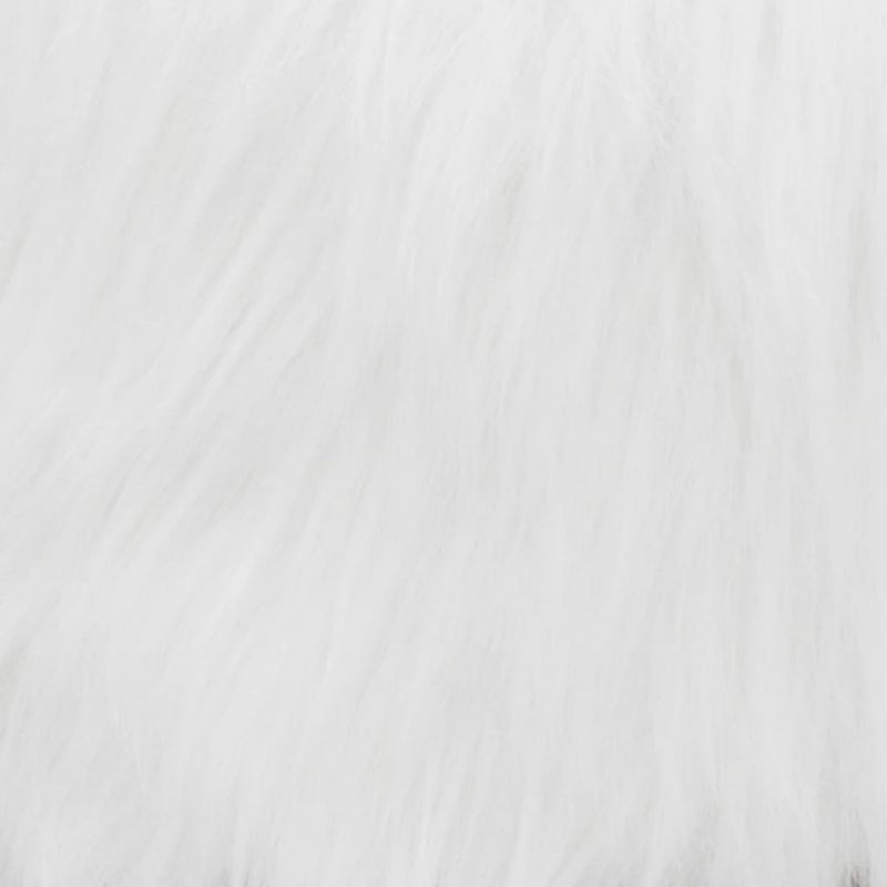 Casa si Gradina - Mobilier - Scaune si fotolii - Tabureti - Taburet, alb, lemn masiv de tec - Infinity.ro