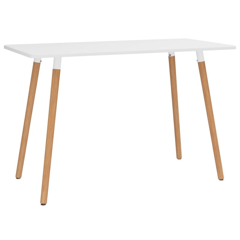 Casa si Gradina - Mobilier - Seturi de mobilier - Seturi bucatarie - Set mobilier de bucatarie, 7 piese, alb si negru - Infinity.ro