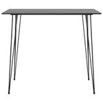 Casa si Gradina - Mobilier - Seturi de mobilier - Seturi bucatarie - Set mobilier de bar, 5 piese, negru si gri - Infinity.ro