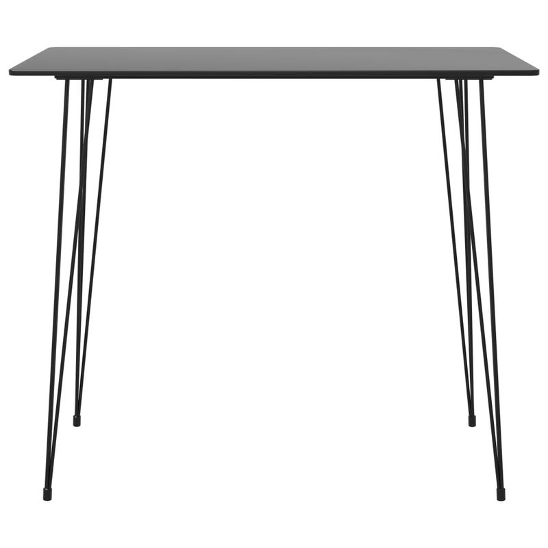 Casa si Gradina - Mobilier - Seturi de mobilier - Seturi bucatarie - Set mobilier de bar, 5 piese, negru si gri - Infinity.ro
