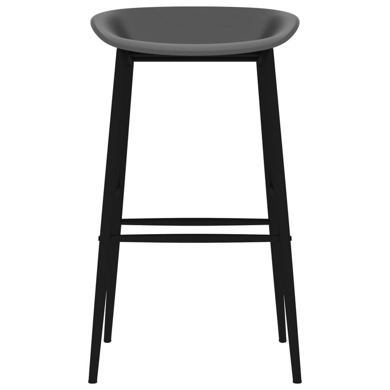 Casa si Gradina - Mobilier - Seturi de mobilier - Seturi bucatarie - Set mobilier de bar, 5 piese, negru si gri - Infinity.ro