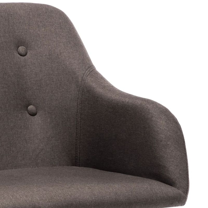 Casa si Gradina - Mobilier - Scaune si fotolii - Scaune - Scaun de sufragerie pivotant, gri taupe, material textil - Infinity.ro
