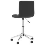 Casa si Gradina - Mobilier - Scaune si fotolii - Scaune - Scaune de bucatarie pivotante, 6 buc., negru, piele ecologica - Infinity.ro
