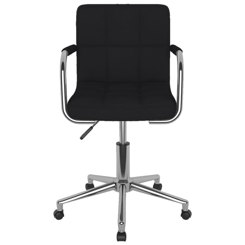 Casa si Gradina - Mobilier - Scaune si fotolii - Scaune - Scaune de bucatarie pivotante, 6 buc., negru, material textil - Infinity.ro