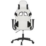 PC, gaming si accesorii - Gaming - Accesorii gaming - Scaune gaming - Scaun de jocuri, alb si negru, piele ecologica - Infinity.ro
