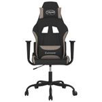 PC, gaming si accesorii - Gaming - Accesorii gaming - Scaune gaming - Scaun de jocuri, negru si gri taupe, textil - Infinity.ro