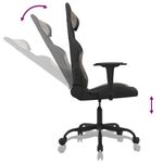 PC, gaming si accesorii - Gaming - Accesorii gaming - Scaune gaming - Scaun de jocuri, negru si gri taupe, textil - Infinity.ro