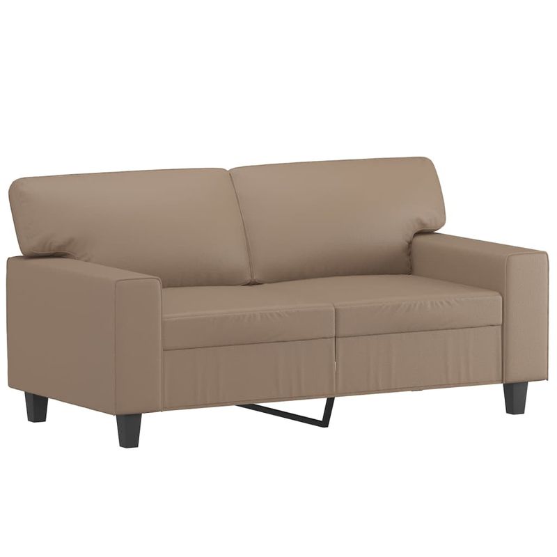 Casa si Gradina - Mobilier - Seturi de mobilier - Seturi living - Set de canapele cu perne, 3 piese, cappuccino, piele ecologica - Infinity.ro
