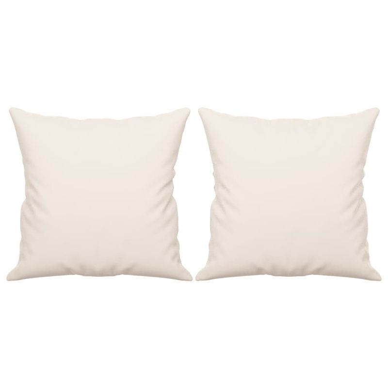 Casa si Gradina - Mobilier - Seturi de mobilier - Seturi living - Set de canapele cu perne, 2 piese, bej, microfibra - Infinity.ro