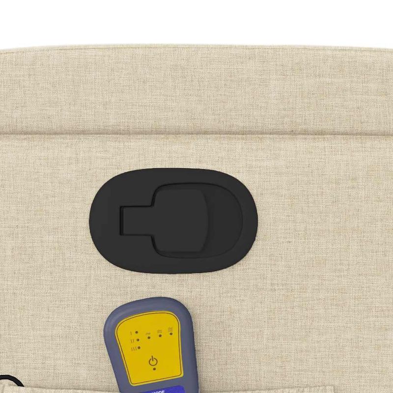 Ingrijire personala si Cosmetice - Sanatate si wellness - Articole wellness - Fotolii de masaj - Fotoliu reclinabil cu masaj, material textil crem - Infinity.ro