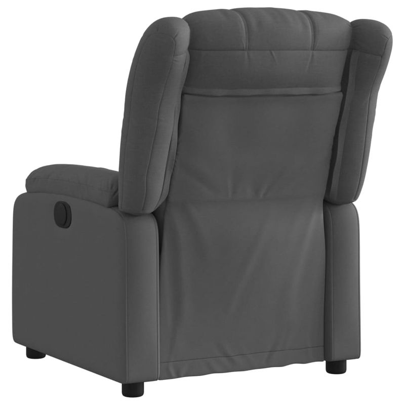 Casa si Gradina - Mobilier - Scaune si fotolii - Fotolii - Fotoliu rabatabil gri inchis, material textil - Infinity.ro