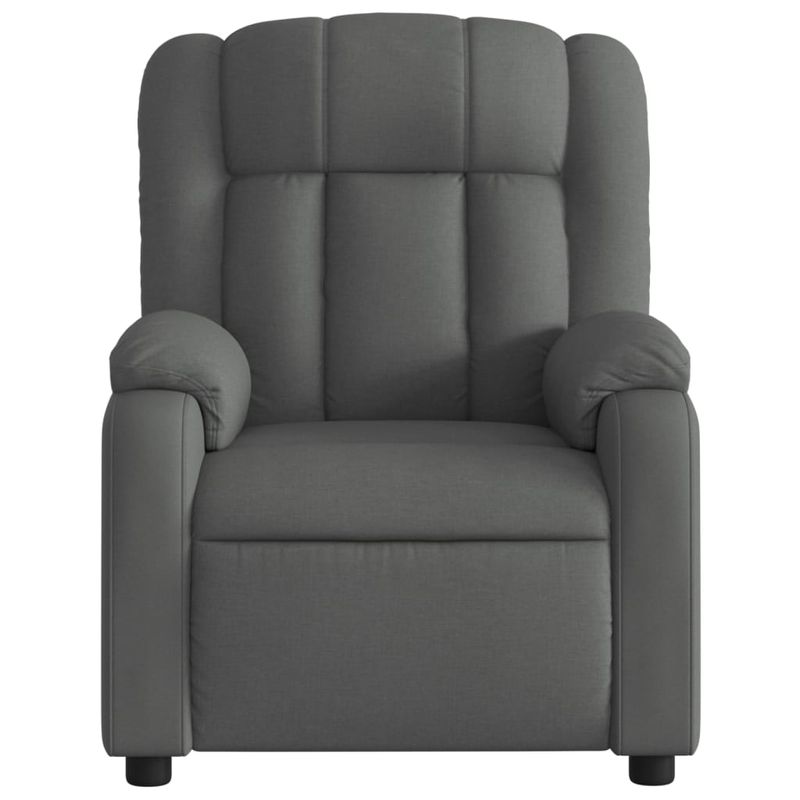 Casa si Gradina - Mobilier - Scaune si fotolii - Fotolii - Fotoliu rabatabil gri inchis, material textil - Infinity.ro
