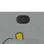 Ingrijire personala si Cosmetice - Sanatate si wellness - Articole wellness - Fotolii de masaj - Fotoliu reclinabil cu masaj, gri deschis, material textil - Infinity.ro