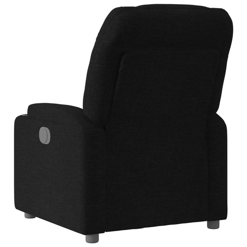 Casa si Gradina - Mobilier - Scaune si fotolii - Fotolii - Fotoliu rabatabil din material textil negru - Infinity.ro