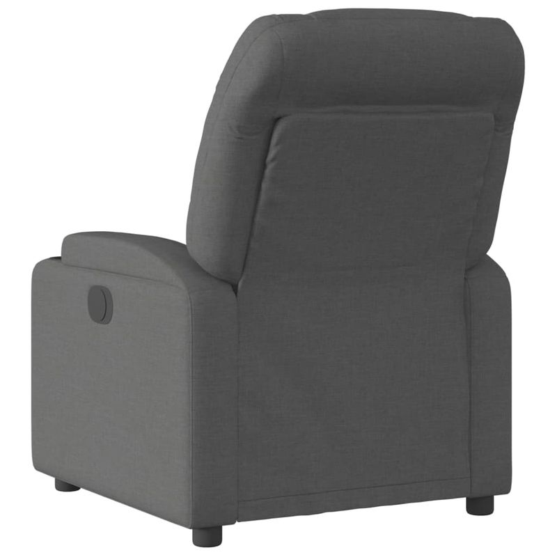 Casa si Gradina - Mobilier - Scaune si fotolii - Fotolii - Fotoliu rabatabil gri inchis, material textil - Infinity.ro