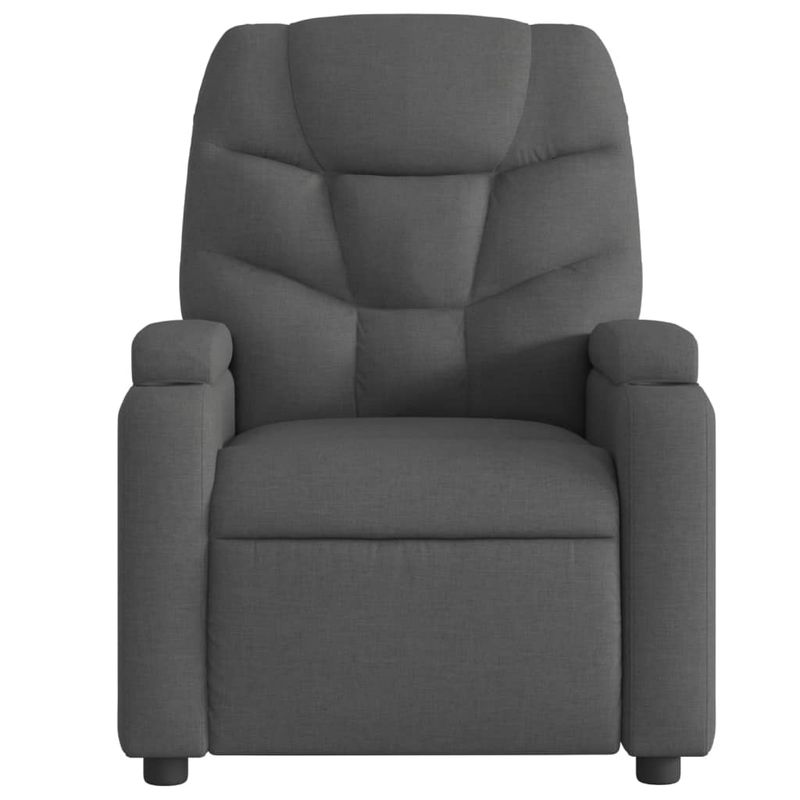 Casa si Gradina - Mobilier - Scaune si fotolii - Fotolii - Fotoliu rabatabil gri inchis, material textil - Infinity.ro