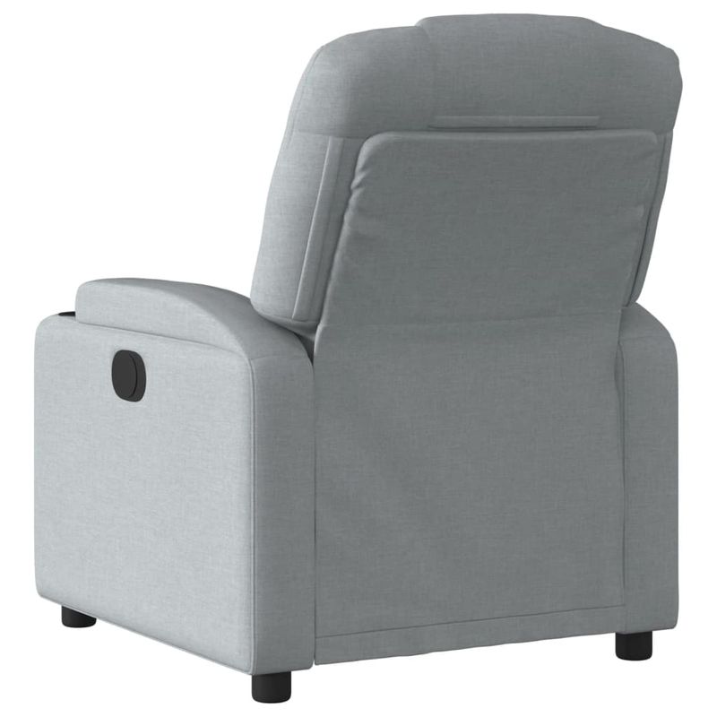 Casa si Gradina - Mobilier - Scaune si fotolii - Fotolii - Fotoliu rabatabil gri deschis, material textil - Infinity.ro