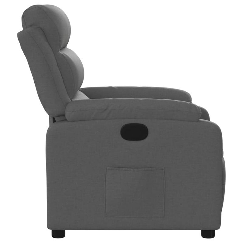 Casa si Gradina - Mobilier - Scaune si fotolii - Fotolii - Fotoliu rabatabil gri inchis, material textil - Infinity.ro
