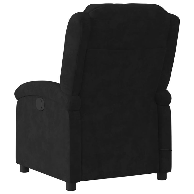 Casa si Gradina - Mobilier - Scaune si fotolii - Fotolii - Fotoliu rabatabil din catifea neagra - Infinity.ro