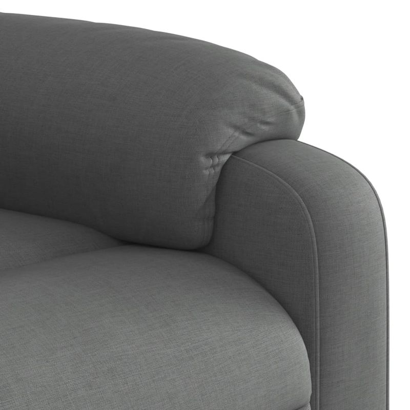 Casa si Gradina - Mobilier - Scaune si fotolii - Fotolii - Fotoliu rabatabil gri inchis, material textil - Infinity.ro