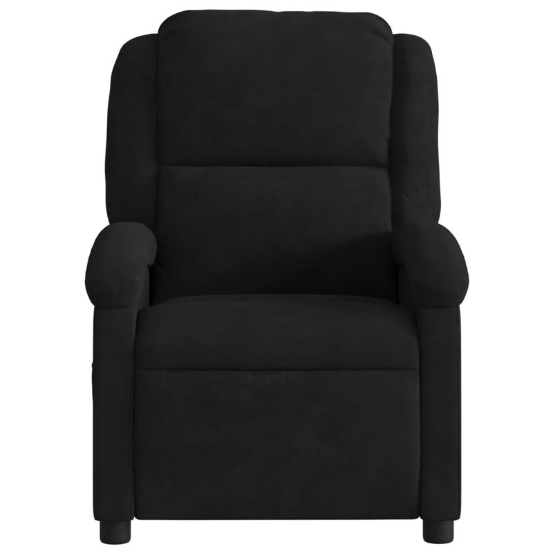 Casa si Gradina - Mobilier - Scaune si fotolii - Fotolii - Fotoliu rabatabil din catifea neagra - Infinity.ro