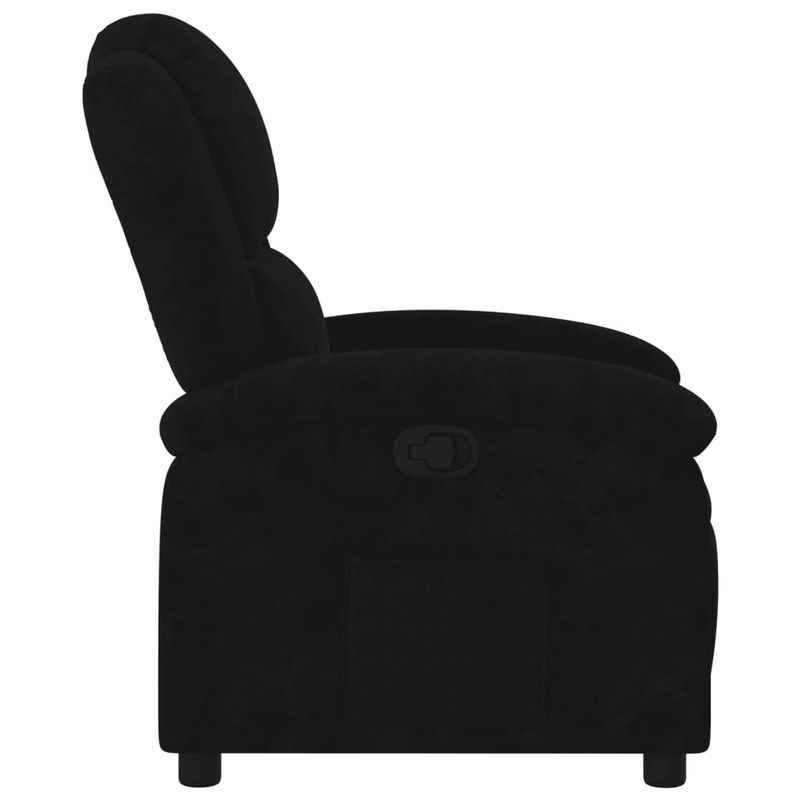 Casa si Gradina - Mobilier - Scaune si fotolii - Fotolii - Fotoliu rabatabil din catifea neagra - Infinity.ro
