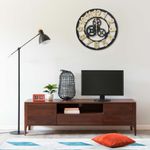 Casa si Gradina - Decoratiuni - Ceasuri - Ceas de perete, auriu si negru, 70 cm, MDF - Infinity.ro