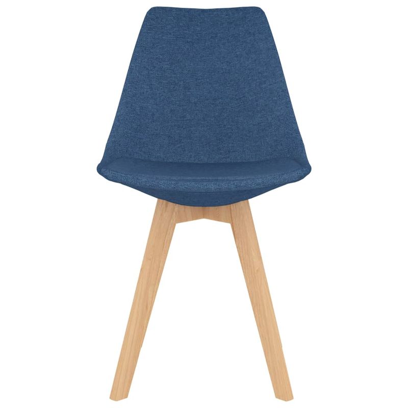 Casa si Gradina - Mobilier - Scaune si fotolii - Scaune - Scaune de bucatarie, 2 buc., albastru, textil - Infinity.ro