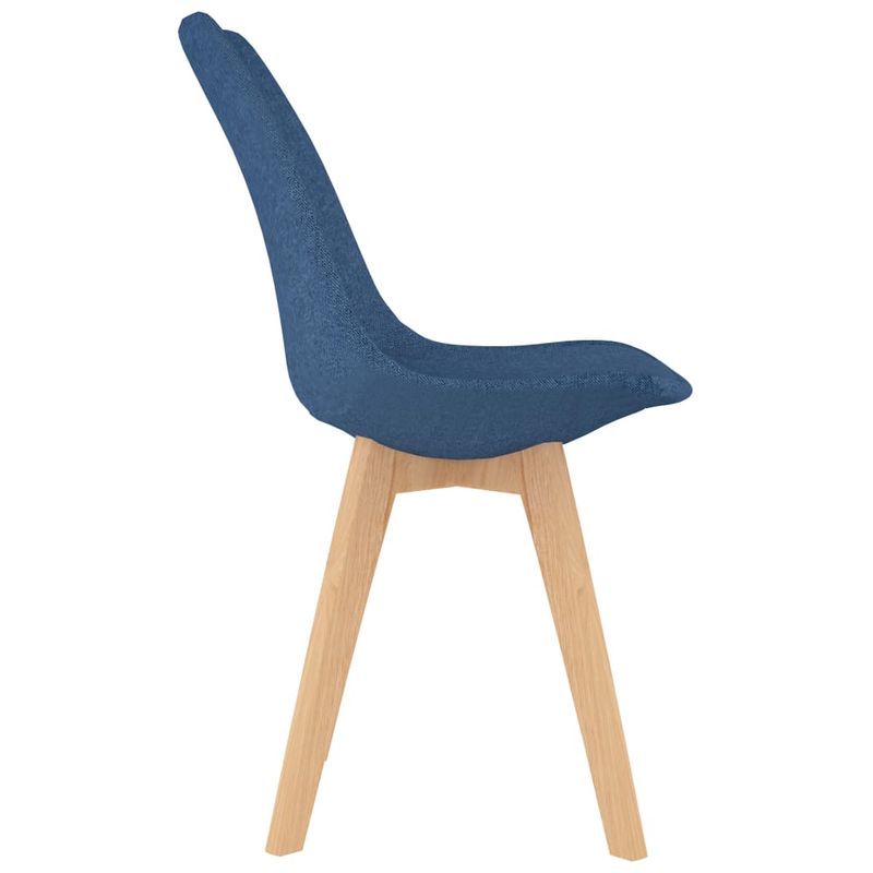 Casa si Gradina - Mobilier - Scaune si fotolii - Scaune - Scaune de bucatarie, 2 buc., albastru, textil - Infinity.ro