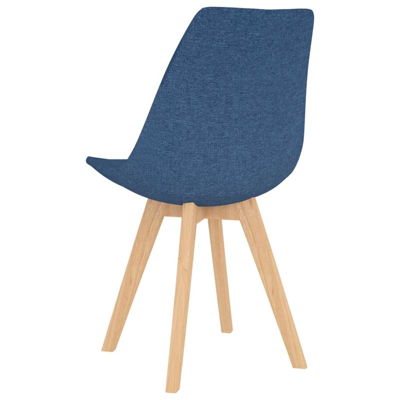 Casa si Gradina - Mobilier - Scaune si fotolii - Scaune - Scaune de bucatarie, 2 buc., albastru, textil - Infinity.ro