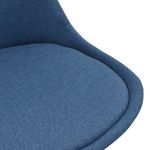 Casa si Gradina - Mobilier - Scaune si fotolii - Scaune - Scaune de bucatarie, 2 buc., albastru, textil - Infinity.ro