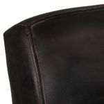 Casa si Gradina - Mobilier - Scaune si fotolii - Fotolii - Fotoliu, negru, 60x75x90 cm, piele naturala de capra - Infinity.ro