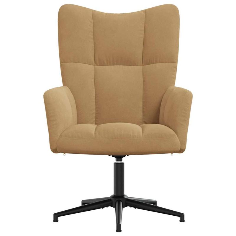 Casa si Gradina - Mobilier - Scaune si fotolii - Fotolii - Fotoliu de relaxare, maro, catifea - Infinity.ro
