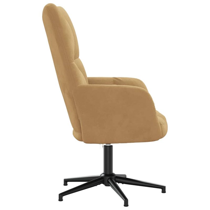 Casa si Gradina - Mobilier - Scaune si fotolii - Fotolii - Fotoliu de relaxare, maro, catifea - Infinity.ro