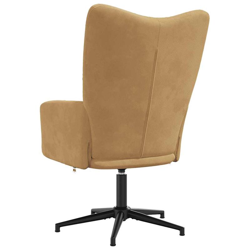 Casa si Gradina - Mobilier - Scaune si fotolii - Fotolii - Fotoliu de relaxare, maro, catifea - Infinity.ro