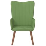 Casa si Gradina - Mobilier - Scaune si fotolii - Fotolii - Fotoliu de relaxare, verde deschis, catifea - Infinity.ro