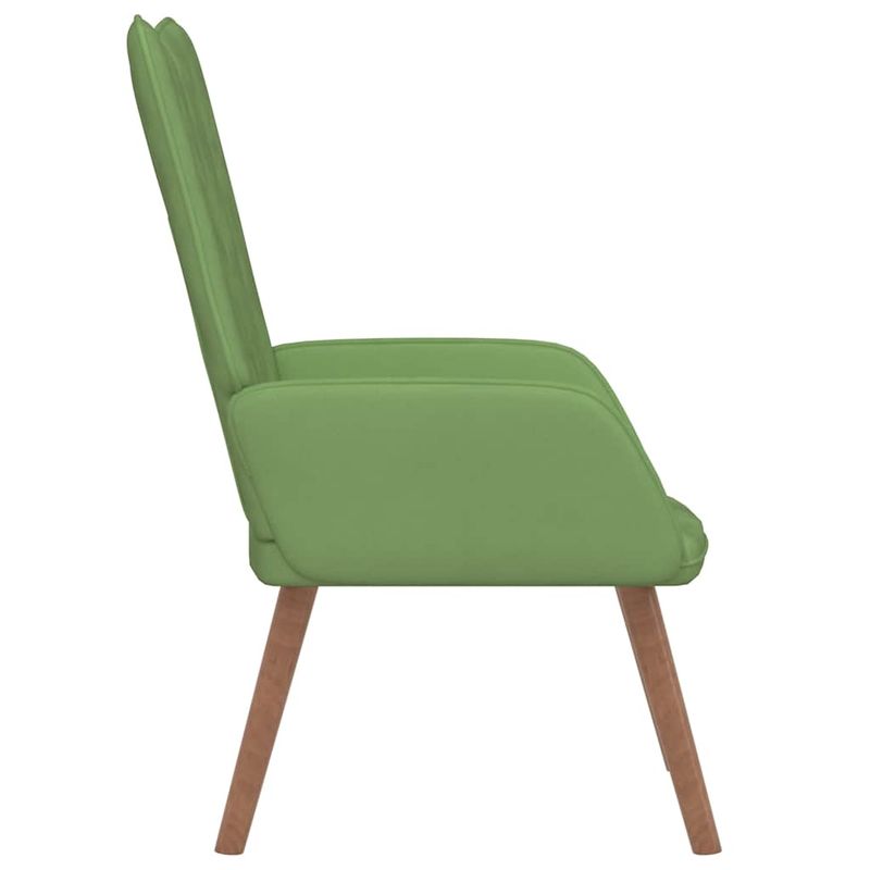 Casa si Gradina - Mobilier - Scaune si fotolii - Fotolii - Fotoliu de relaxare, verde deschis, catifea - Infinity.ro