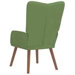 Casa si Gradina - Mobilier - Scaune si fotolii - Fotolii - Fotoliu de relaxare, verde deschis, catifea - Infinity.ro