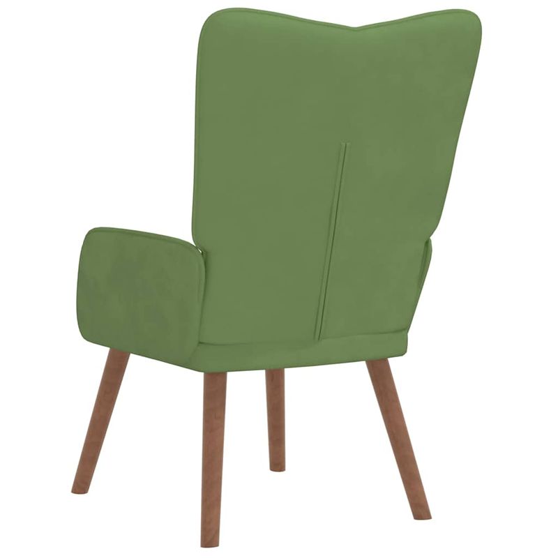 Casa si Gradina - Mobilier - Scaune si fotolii - Fotolii - Fotoliu de relaxare, verde deschis, catifea - Infinity.ro