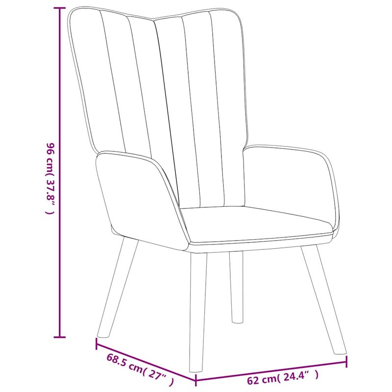 Casa si Gradina - Mobilier - Scaune si fotolii - Fotolii - Fotoliu de relaxare cu taburet, verde deschis, catifea - Infinity.ro