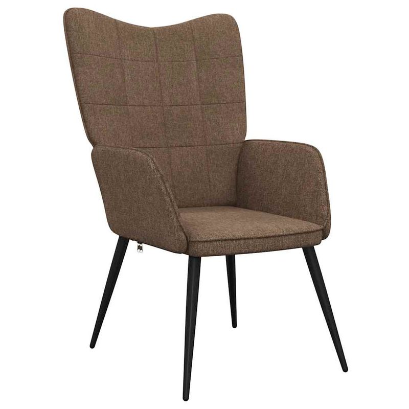 Casa si Gradina - Mobilier - Scaune si fotolii - Fotolii - Fotoliu de relaxare cu taburet, maro, textil - Infinity.ro