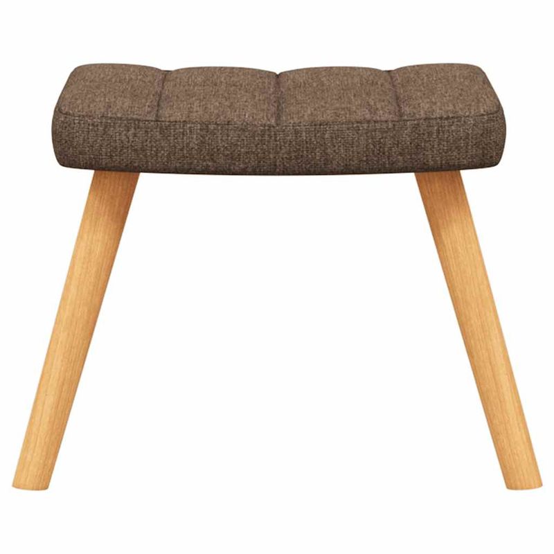 Casa si Gradina - Mobilier - Scaune si fotolii - Fotolii - Fotoliu de relaxare cu taburet, maro, textil - Infinity.ro