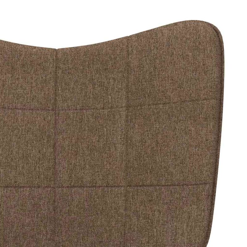 Casa si Gradina - Mobilier - Scaune si fotolii - Fotolii - Fotoliu de relaxare cu taburet, maro, textil - Infinity.ro