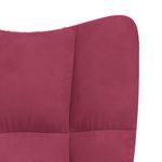 Casa si Gradina - Mobilier - Scaune si fotolii - Fotolii - Fotoliu de relaxare, rosu vin, catifea - Infinity.ro