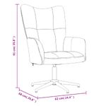 Casa si Gradina - Mobilier - Scaune si fotolii - Fotolii - Fotoliu de relaxare cu taburet, verde deschis, catifea - Infinity.ro