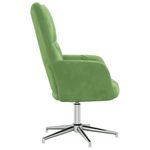 Casa si Gradina - Mobilier - Scaune si fotolii - Fotolii - Fotoliu de relaxare, verde deschis, catifea - Infinity.ro