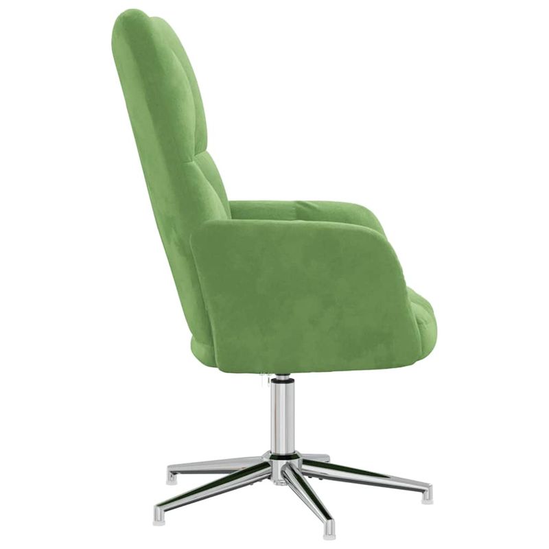 Casa si Gradina - Mobilier - Scaune si fotolii - Fotolii - Fotoliu de relaxare, verde deschis, catifea - Infinity.ro
