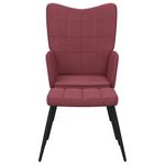 Casa si Gradina - Mobilier - Scaune si fotolii - Fotolii - Fotoliu de relaxare cu taburet, rosu vin, textil - Infinity.ro